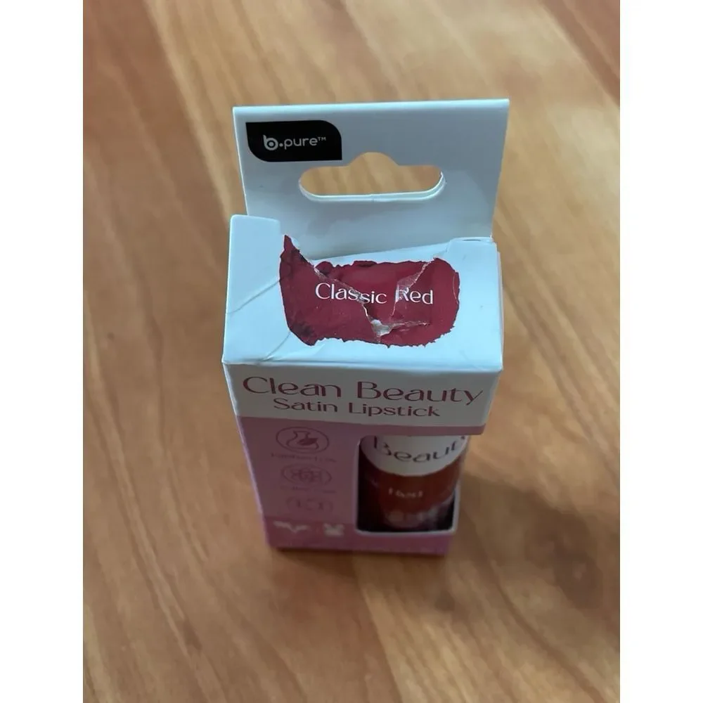 Clean Beauty Satin Lipstick‎ Classic Red